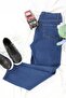 Boy's Slim Fit Skinny Straight Leg Pocket Dark Blue Jeans - 2
