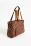 Mega Polo Women's Soft Faux Leather Handbag with Adjustable Long Shoulder Strap - 5