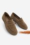 Women's Loafer Flat Sole Moccasin Casual Shoes Riston Tan Suede - 2