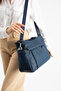 Mega Polo Women's Soft Faux Leather Handbag with Adjustable Long Shoulder Strap - 3
