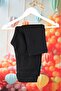 Boy's Adjustable Waist Straight Leg Black Jeans with Pockets Lycra Stretchy Trousers - 3