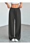 Winter Shardonlu Black Women's Baggy Oversized Plus Size Loose Fit Stretchy Comfortable Fabric Sweatpants444 - 6