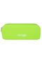 Green rectangular silicone pencil case SSC058