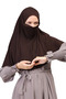 Practical Scarf with Veil - Ready-To-Wear Turban Without Veil – Soufflé Model, Non-Slip and Anti-Sweat - 2