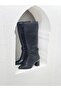 26K3214 Drawn-Up 7cm Thick Heel Boots for Women
