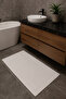 2 Pieces 100% Natural Cotton 50X80Cm Bathroom Foot Towels - 2