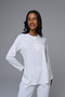 Women's Pajama Set with Button Collar and Robe, 3-Piece Set - 4
