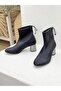 26K8469 Stretch Fabric 6cm Thick Heel Boots for Women - 4