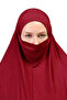 Practical Scarf with Veil – Ready-Made Turban Without Veil |   Sufle Model 5XL Standard Size |   Non-Slip, Tough and Durable - 7