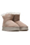 Women's Nubuck Leather Shearling Casual Boots 25K 24K156-2 Z Gray Nubuck - 5