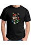 Men's Father Son Black Turkish States Stamped White Wolf T-Shirt - Meaningful Ethnic Design - 3