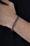 Double Row Hematite Stone Natural Stone Bracelet - 3