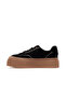 Women's Leather Sneaker Shoes 25K 25K330 Z Black Suede - 2