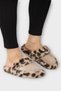 Plush Detailed Women's House Slippers Smoked - 2