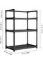 3-Tier Storage Rack Shelf Organizer – Multi-Purpose Kitchen Bathroom Counter Stand with Hooks Handle - 8