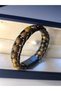 Men's Natural Stone Bracelet - Natural Stone Tiger's Eye Double Leather • in a Lighted Box • for a Lover • for a Spouse