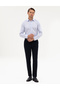 Navy Blue Ex. Slim Fit Fabric Trousers 50316298-Vr033