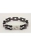 Bike Motorcycle Chain Black and White Burgundy Steel Bracelet for Lover - Wife - Father - Friend - 5