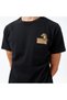 Printed Men's Black T-Shirt - 5