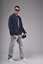 College Collar Oversized Fit Snap Closure Fleece - 5