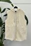 3227 Vest - Ecru