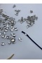 100% Solid Brass Material Curved Crimping Wire Connector (35 Pieces) 3X8 mm Jewelry Bracelet Stainless Steel - 3