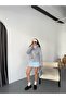 Women's Shawl Detailed Stand Collar Pocketed Jacket Coat - 5