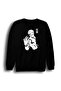 Jujutsu Kaisen Anime Printed Unisex 100% Cotton Black Crew Neck Sweatshirt