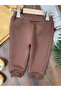 3-Threaded Interlock Knit Booties with Lion Print on Shoulder with Snap Fasteners Winter Baby Boy Set - 3