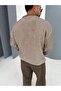 Crew Neck Mink-Stone Knitwear - 3