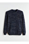 Özmarka New Season Crew Neck Long Sleeve Patterned Men's Knitwear Sweater - 5