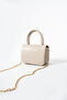 Cosmos Model Mink,Beige Women's Hand and Shoulder Bag - 3