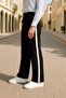 Striped Loose-Leg Sweatpants Relaxed Fit 2-Yarn Compact Fabric No Mixing or Pilling - 3