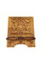 Desktop Book Reading Stand Wood Carved Rahle Table Holder - 5