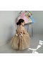 Golden Yellow Princess Wedding Dress - 4
