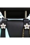 Saşa Flower Patterned Hanger with a Capacity of 30 Kg, Made of Quality Hard Plastic, 2 Pieces. - 3