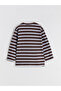 Crew Neck Striped Baby Boy Pajamas - 4