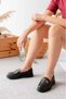 Heart Buckle Detailed Loafer Shoes - 2
