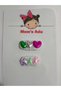 Heart Snap Baby Clip Hairless Baby Barrette Newborn Barrette - 3