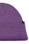 Amethyst Purple Unisex Basic Beanie Lp Collection Folded Amethyst Purple Ribbed Knit Classic Beanie - 6