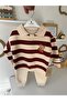 Baby Boy/Toddler Striped 2-Piece Set with Teddy Bear - 2