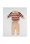 Baby Boy/Toddler Striped 2-Piece Set with Teddy Bear