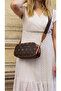 Four Seasons Mini Crossbody Women's Shoulder Bag Brown Tan - 5