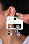 Silver Color Lightweight Women's Earrings - 2