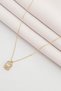 Baguette Figured Zircon Stone Gold Color Chain Women's Necklace Non-Tarnish Steel Necklace