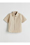 Short Sleeve Printed Baby Boy Shirt - 2