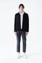 Regular Fit Classic Collar Buttoned Water Repellent Jacket Men's Jacket Isr7028 Navy - 2