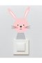 Outlet Cover Sticker - Children's Baby Room Wall Sticker - Cute Rabbit Outlet Cover Sticker