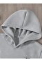 2-Piece Men's Tracksuit Set – Gray Oversized Sweatshirt and Sweatpants - 4