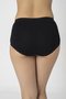 Black Lace Detailed High Waist Bato Slip Panties 6 Pack - 4